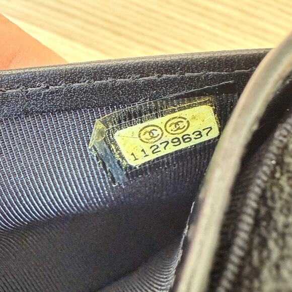 Chanel Lambskin Perforated Wallet Black - Picture 11 of 12